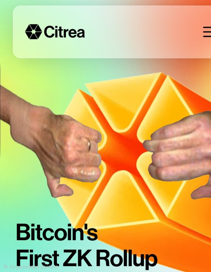 Bitcoin's first zk rollup — Citrea. Bitcoin's First ZK Rollup.