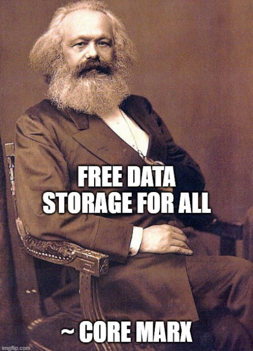 Free data storage for all - Core Marx — Free data storage for all. ~ Core Marx