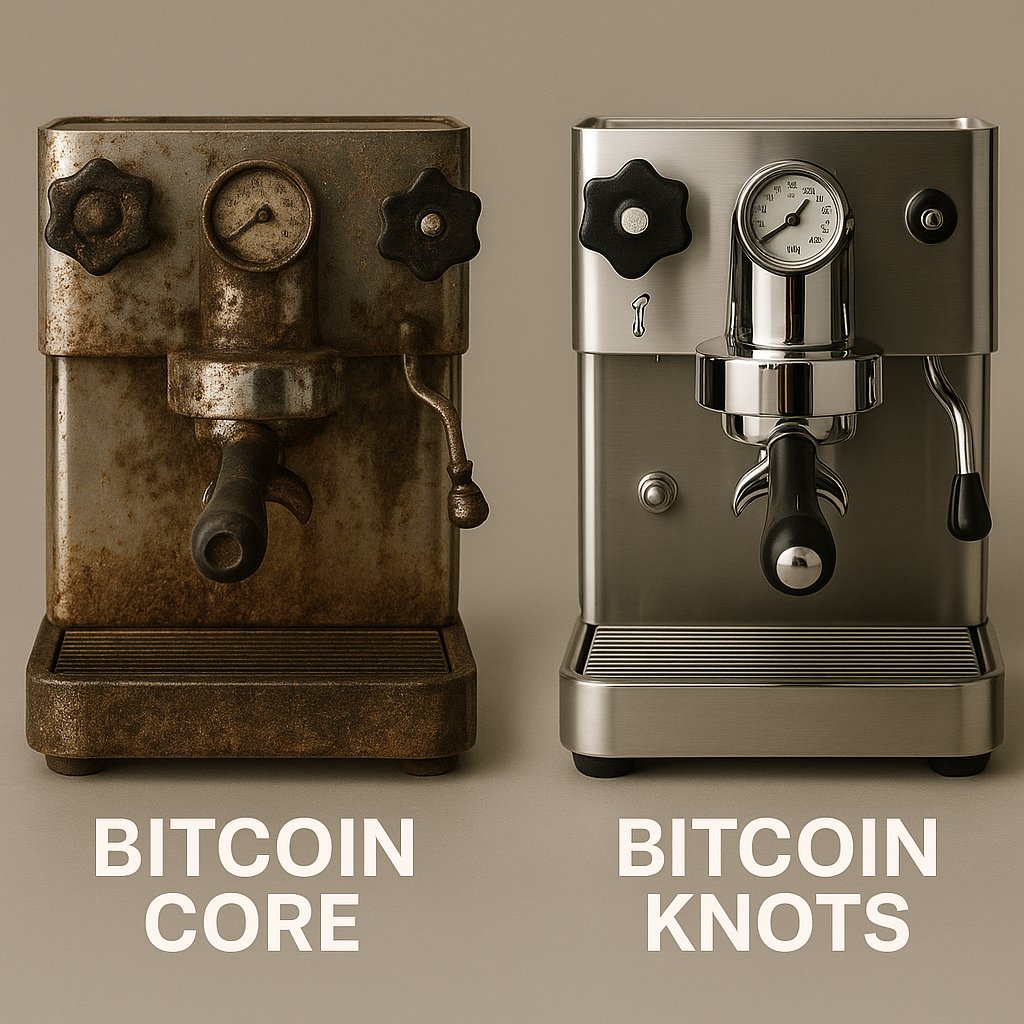Bitcoin Core vs Bitcoin Knots — BITCOIN CORE
BITCOIN KNOTS